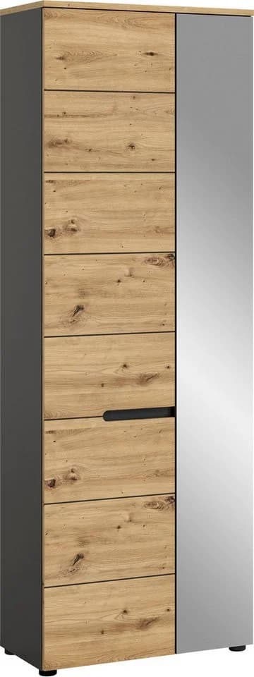 Home Affaire Garderobenschrank REHAT Grau mit Soft-Close - Bild 2