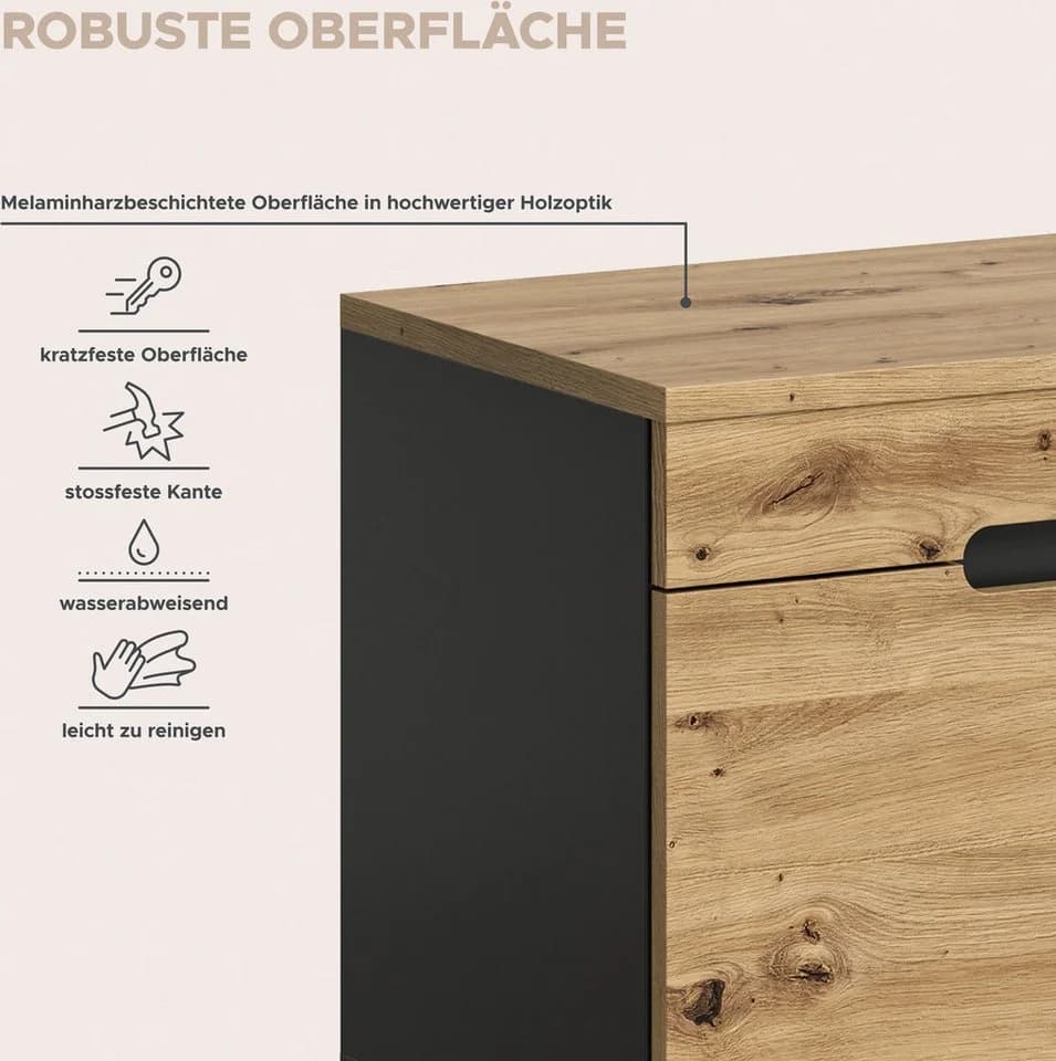 Home Affaire Sitzbank REHAT Grau mit Stauraum - Bild 5