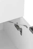 HOME AFFAIRE Sekretär Dalia Weiß Hochglanz PC-Schrank Modern Bild 4