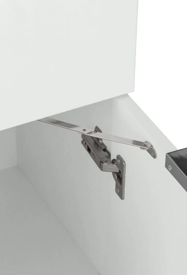 HOME AFFAIRE Sekretär Dalia Weiß Hochglanz PC-Schrank Modern - Bild 4
