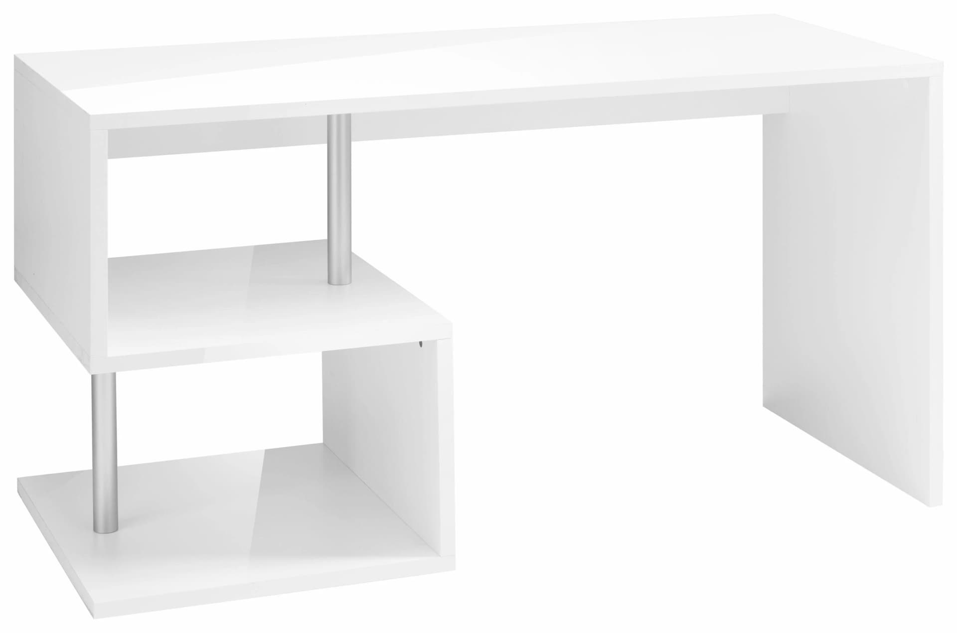 HOME AFFAIRE Esse Schreibtisch Weiß Hochglanz Modern