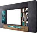 OTTO HOME Wohnwand New Egypt 5-teilig Braun Grau Glas Holzwerkstoff Bild 5