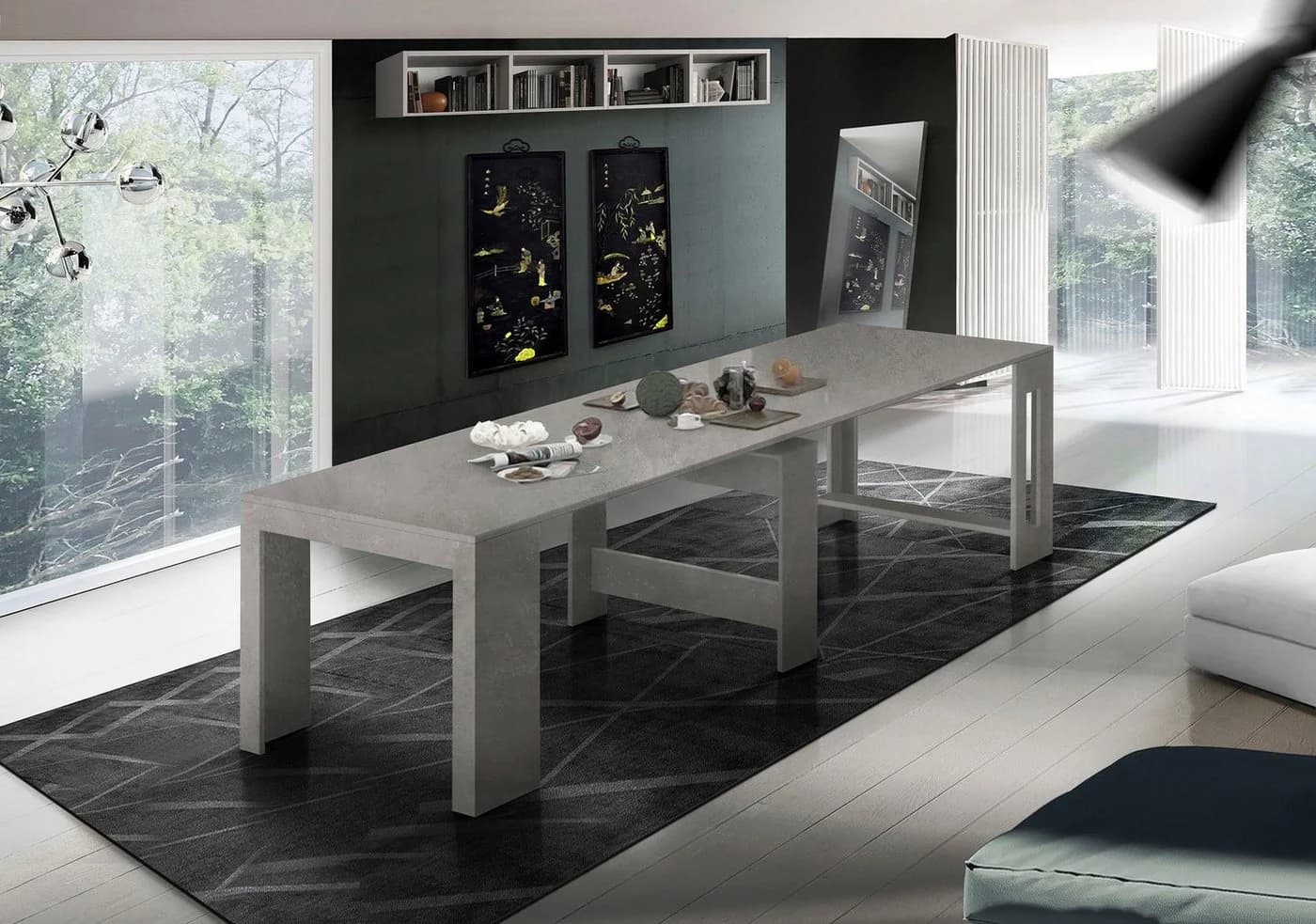 Home Affaire Esstisch Praktika Grau Ausziehbar 300cm - Bild 3