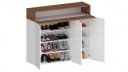 HOME AFFAIRE Schuhschrank Savona Weiß Hochglanz Eiche Bild 4
