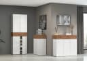 HOME AFFAIRE Schuhschrank Savona Weiß Hochglanz Eiche Bild 5