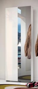 HOME AFFAIRE Tozzi Schuhschrank Weiß Hochglanz mit Spiegel Bild 1