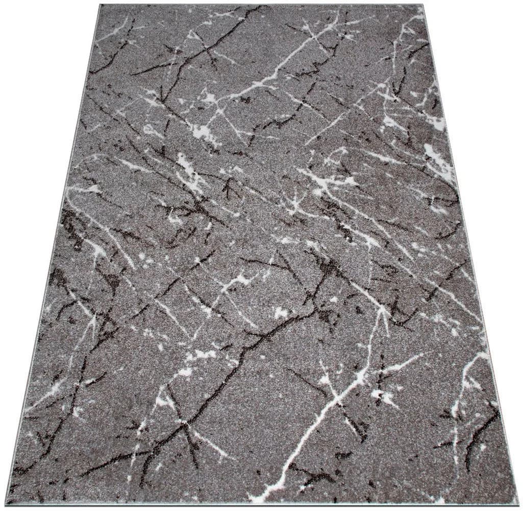 OTTO HOME Teppich Tjara Grau Marmor-Design Kurzflor - Bild 5