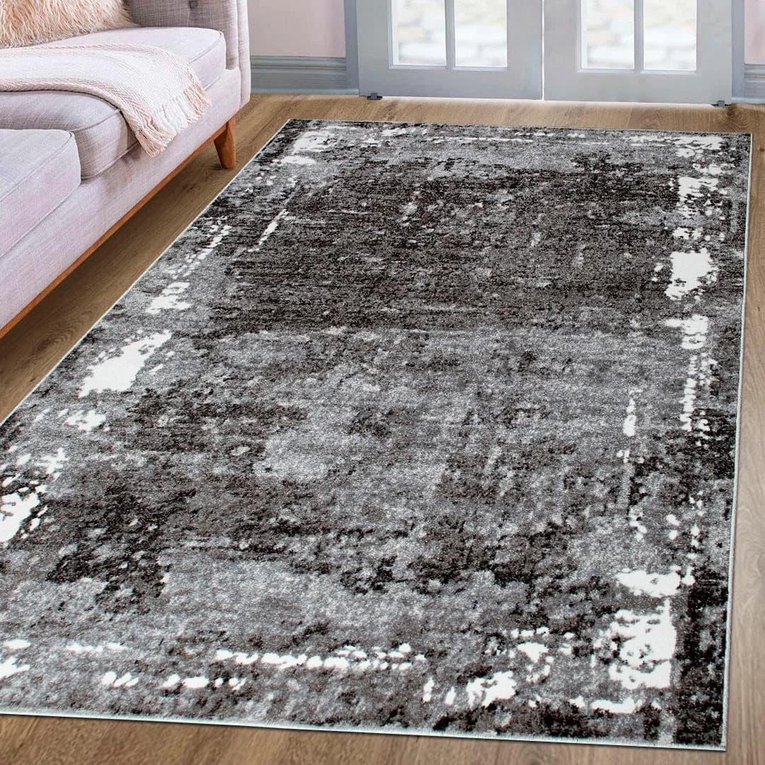 Teppich MY HOME Oberwill Grau Kunstfaser Vintage