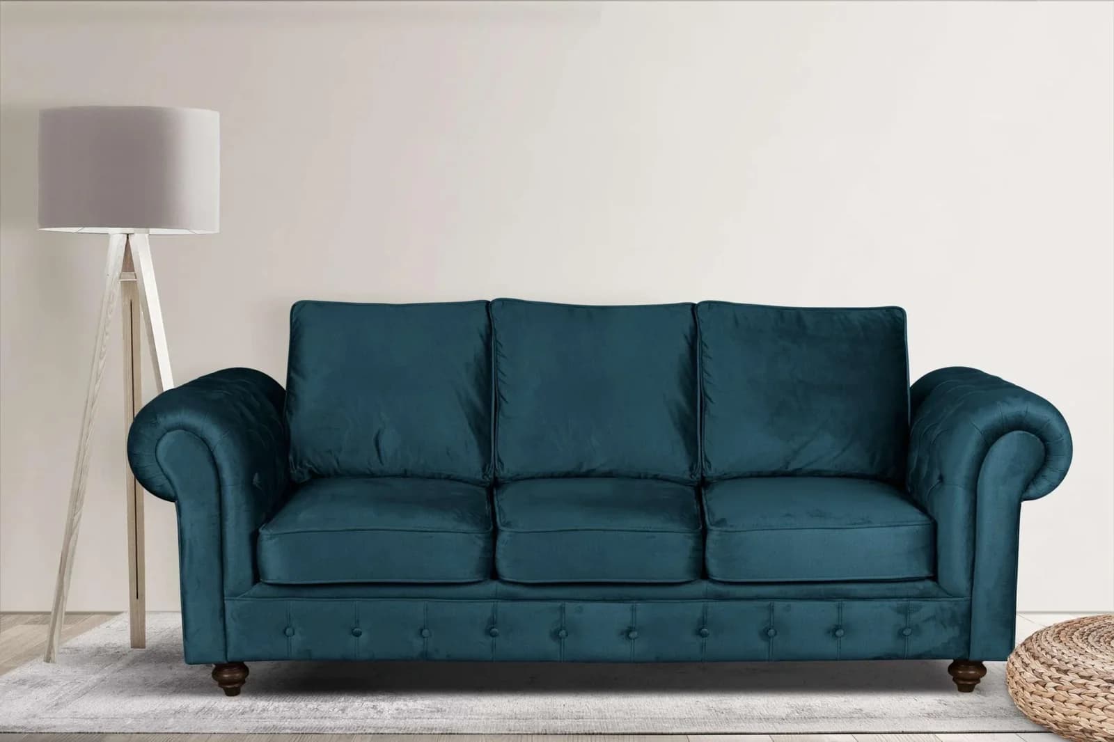 HOME AFFAIRE 3-Sitzer Sofa "MENDITTE" Dunkelblau
