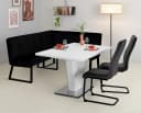 Eckbank OTTO HOME Geranie Schwarz 4-Sitzer Gepolstert Bild 1