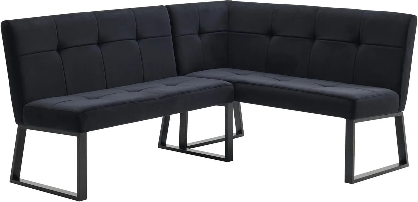Eckbank OTTO HOME Geranie Schwarz 4-Sitzer Gepolstert - Bild 2
