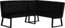 Eckbank OTTO HOME Geranie Schwarz 4-Sitzer Gepolstert Bild 4