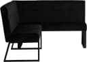 Eckbank OTTO HOME Geranie Schwarz 4-Sitzer Gepolstert Bild 5