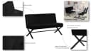 OTTO HOME Polsterbank Narzisse Schwarz Samtvelours Bild 3