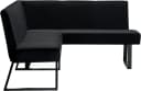 OTTO HOME Eckbank Gladiole Schwarz Samtvelours Bild 4