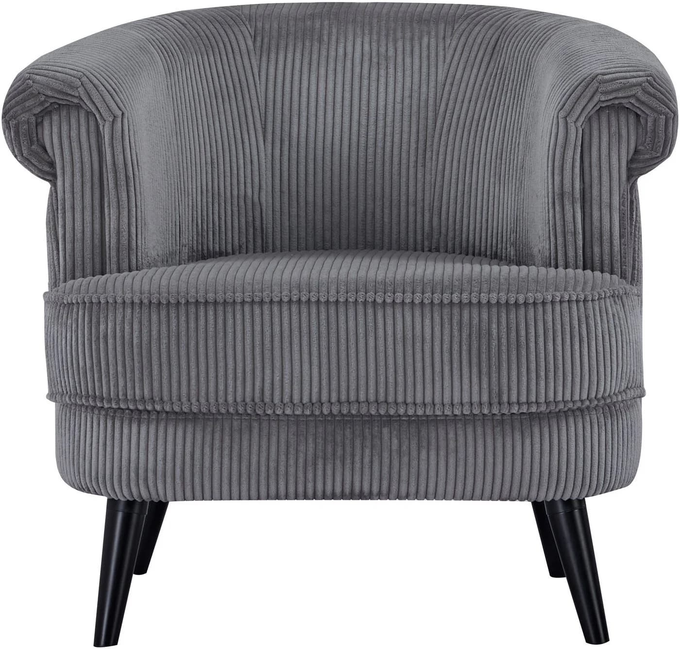INOSIGN Sessel HUTSELL Grau Cord Webstoff TV-Relax - Bild 4