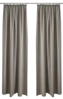 OTTO home Vorhang Raja, Gardinen mit Kräuselband, Vorhänge Wohnzimmer (2 St), Blickdicht, Polyester, 2er-Set, Bestseller, Einfarbig, Modern, Pflegeleicht, Mikrofaser Bild 1