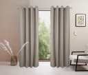 Vorhang MY HOME Raja 2er-Pack Grau Blickdichtes Material Bild 2
