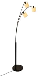 OTTO HOME Stehlampe Avveline Schwarz Beige 3-flammig Textil Bild 5