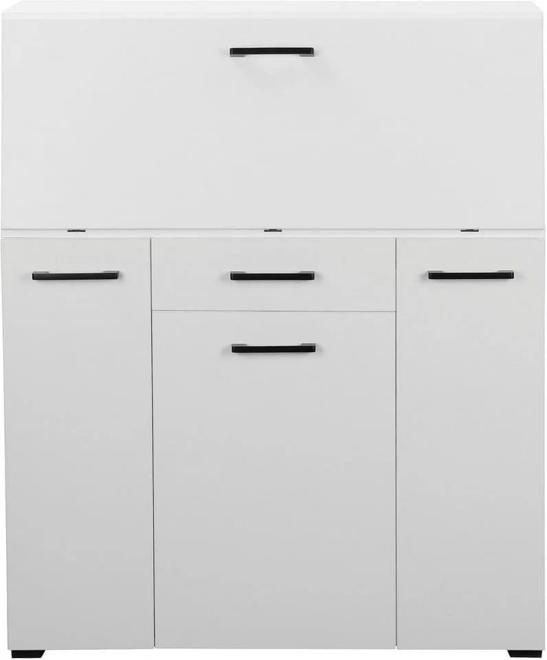 OTTO HOME Sekretär Moid Weiß Moderner Home-Office-Schreibtisch - Bild 3