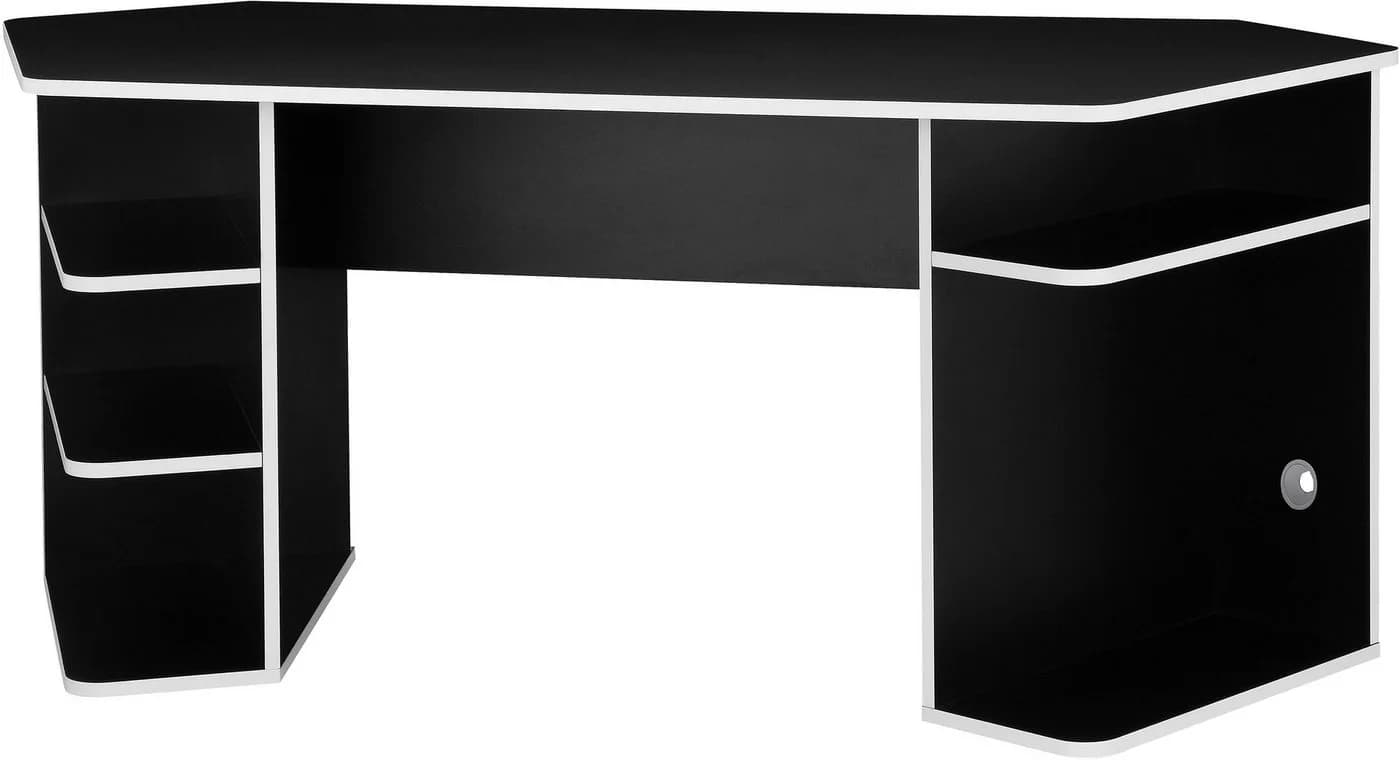 OTTO HOME Gamingtisch Game Schwarz Eckschreibtisch mit Stauraum - Bild 2