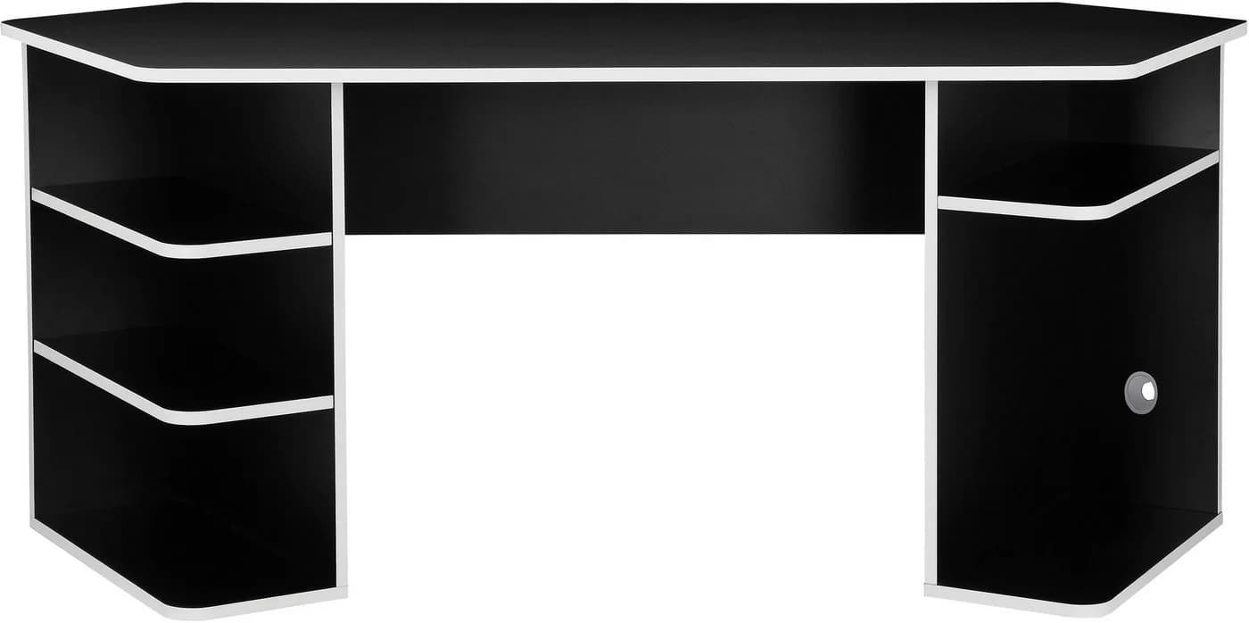 OTTO HOME Gamingtisch Game Schwarz Eckschreibtisch mit Stauraum - Bild 3