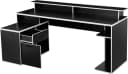 OTTO HOME Gamingtisch Eckschreibtisch Schwarz mit Stauraum Bild 2