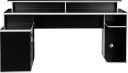 OTTO HOME Gamingtisch Eckschreibtisch Schwarz mit Stauraum Bild 4