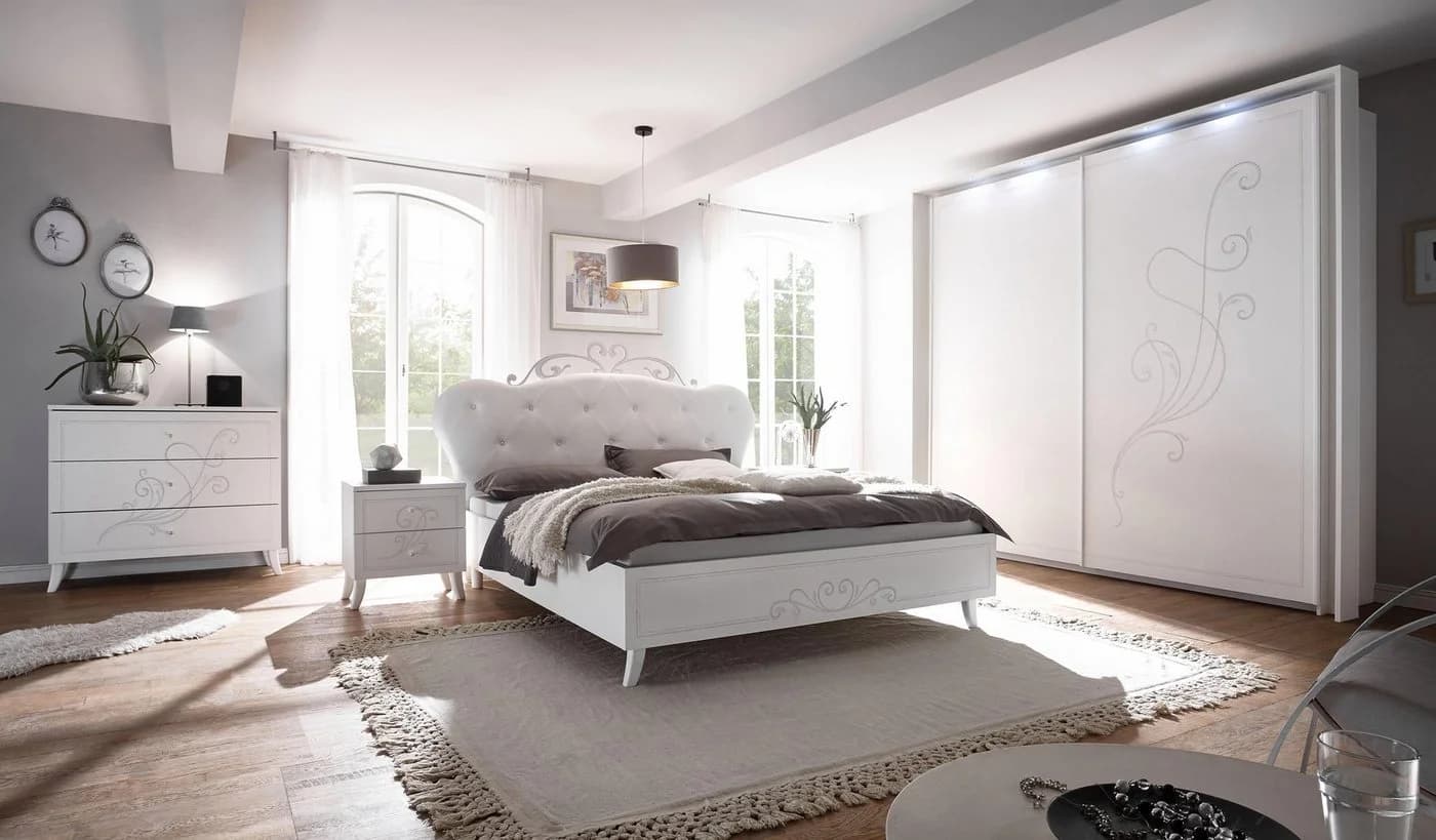Home affaire Tivoli Schubkastenkommode Weiß mit 3 Schubkästen - Bild 4