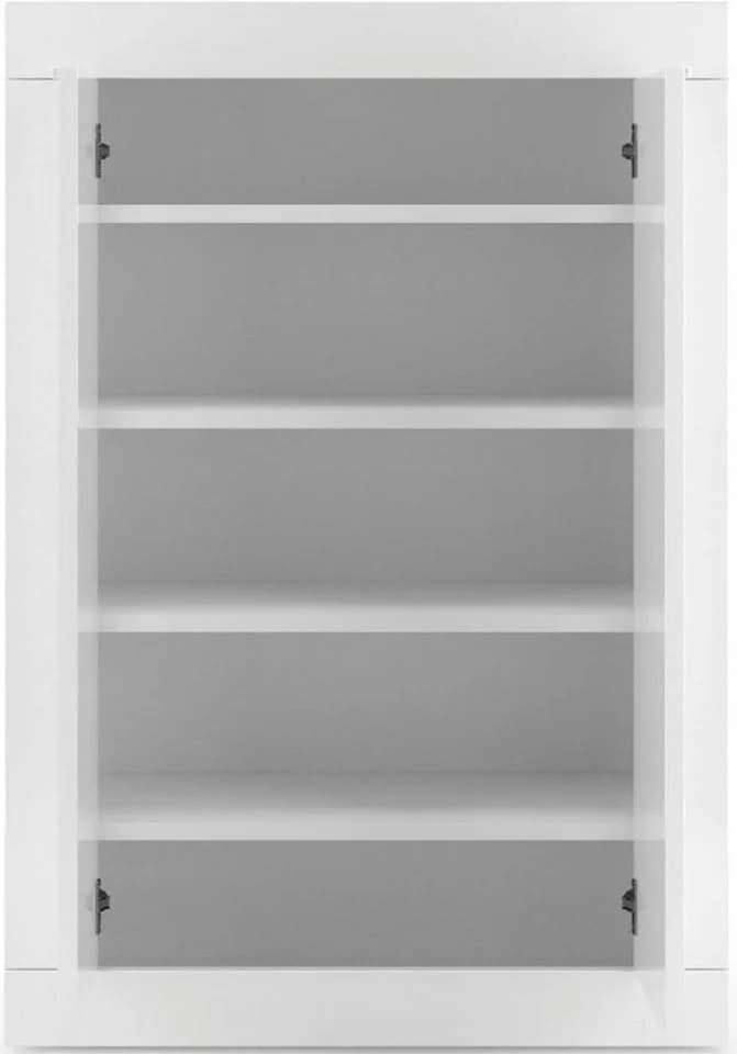 HOME AFFAIRE Schuhschrank Basic Weiß Hochglanz 2 Türen