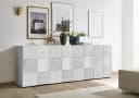 HOME AFFAIRE Sideboard Dama 4 Türen Grau Matt Bild 4