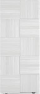 HOME AFFAIRE Garderobenschrank Dama Grau Eucalipto 3D-Optik Bild 1