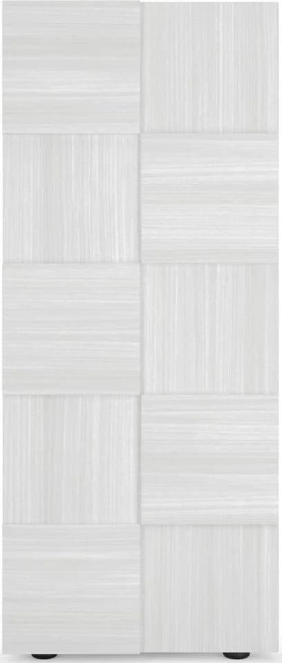 HOME AFFAIRE Garderobenschrank Dama Grau Eucalipto 3D-Optik