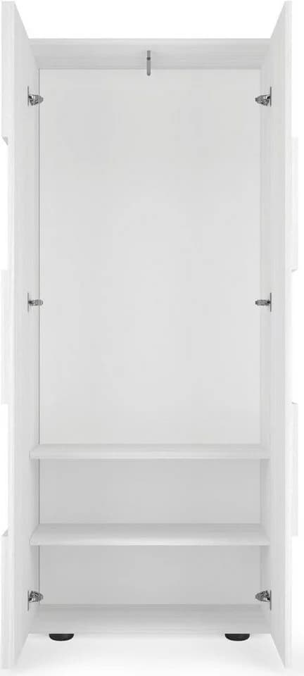 HOME AFFAIRE Garderobenschrank Dama Grau Eucalipto 3D-Optik - Bild 3