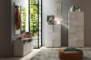 HOME AFFAIRE Garderobenschrank Dama Grau Eucalipto 3D-Optik Bild 5