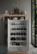 HOME AFFAIRE Schuhschrank Hamburg Weiß Eiche Cadiz NB Bild 4