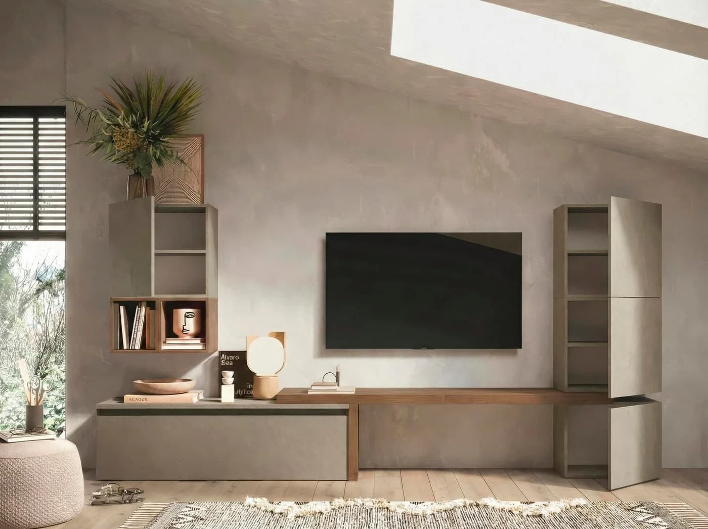 Home Affaire Infinity Wohnwand 7-tlg. Braun Grifflos - Bild 5