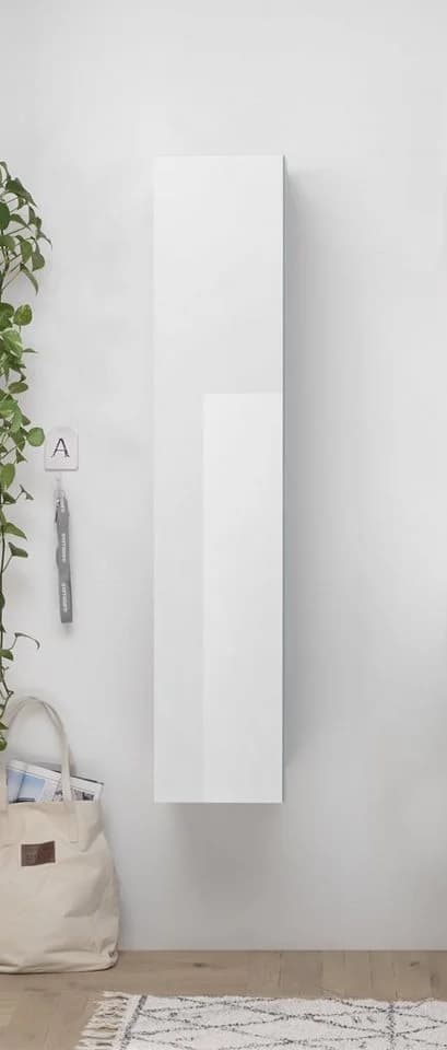 HOME AFFAIRE Infinity Mehrzweckschrank Weiß Hochglanz Wandmontage