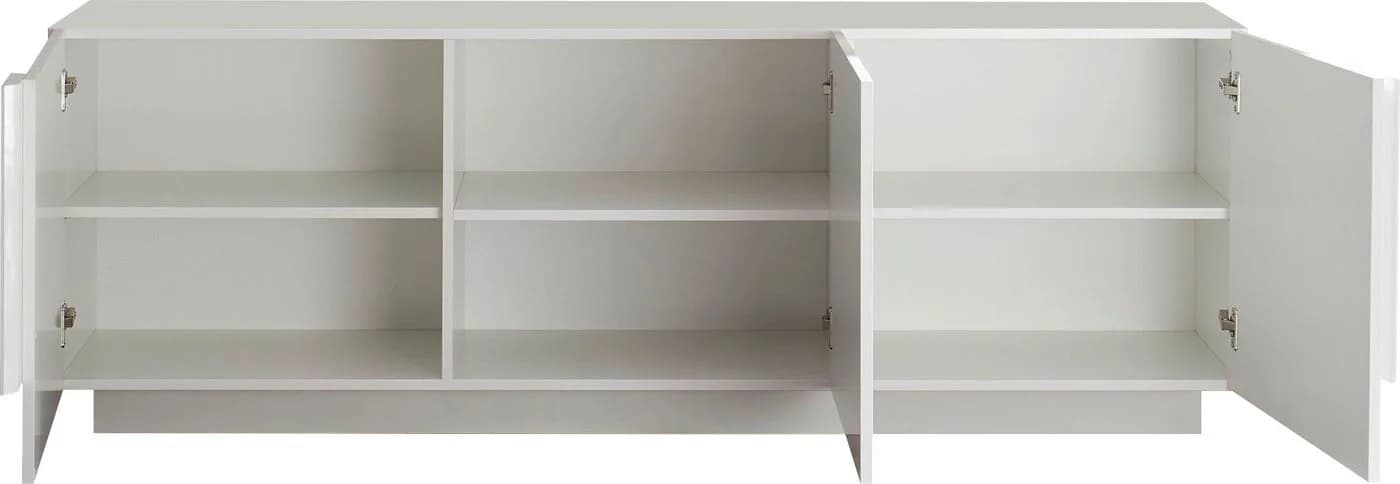 Home Affaire Lowboard Jupiter TV-Schrank 181cm Weiß Hochglanz - Bild 5