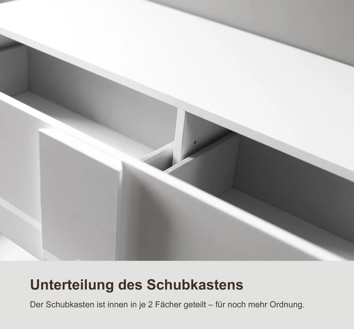 HOME AFFAIRE Sideboard Jupiter Weiß Hochglanz Modern - Bild 5