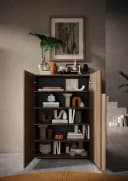 HOME AFFAIRE Schuhschrank Jupiter 2-türig Braun Holzstruktur Bild 5