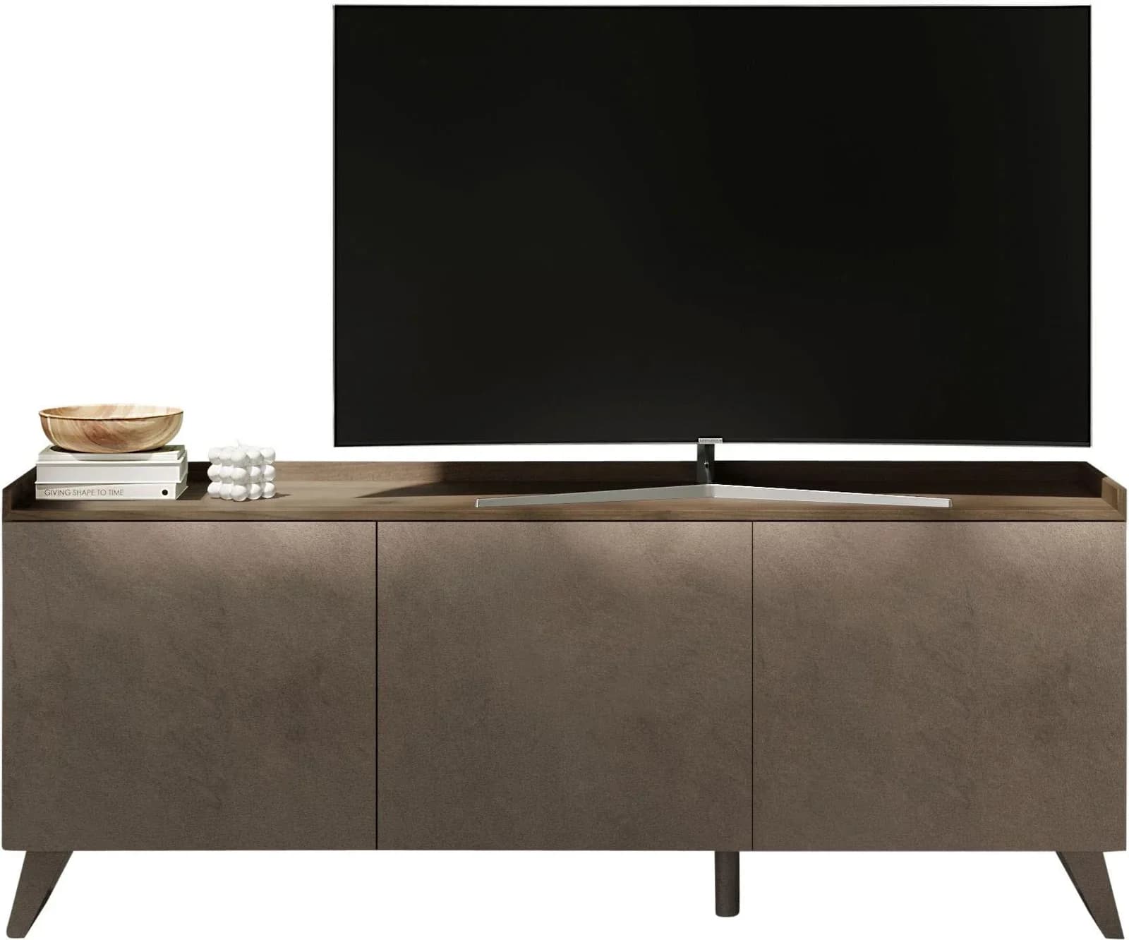 INOSIGN Lowboard Tray 181 cm TV-Bank mit 3 Türen Push-to-open Funktion