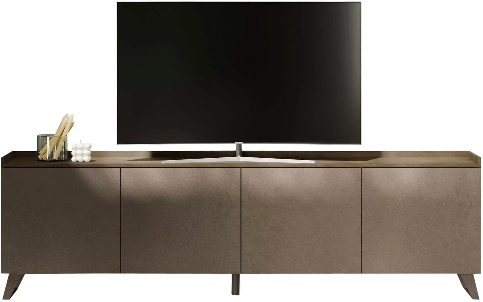 Home affaire Lowboard Tray Breite 241 cm TV-Bank 4 Türen Push-to-open Funktion