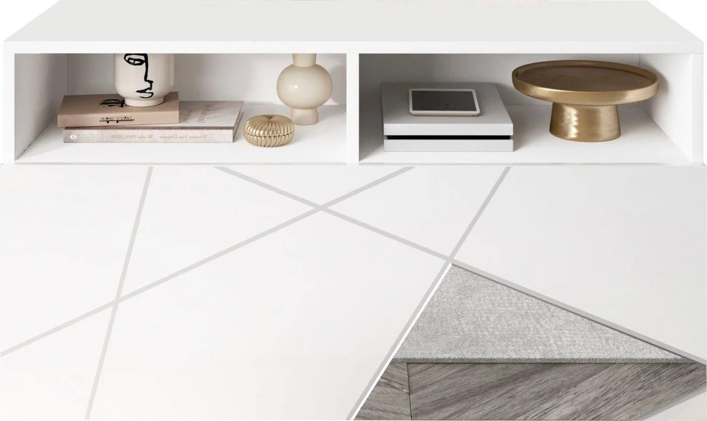 Schuhschrank INOSIGN Vittoria Weiß Hochglanz Lack