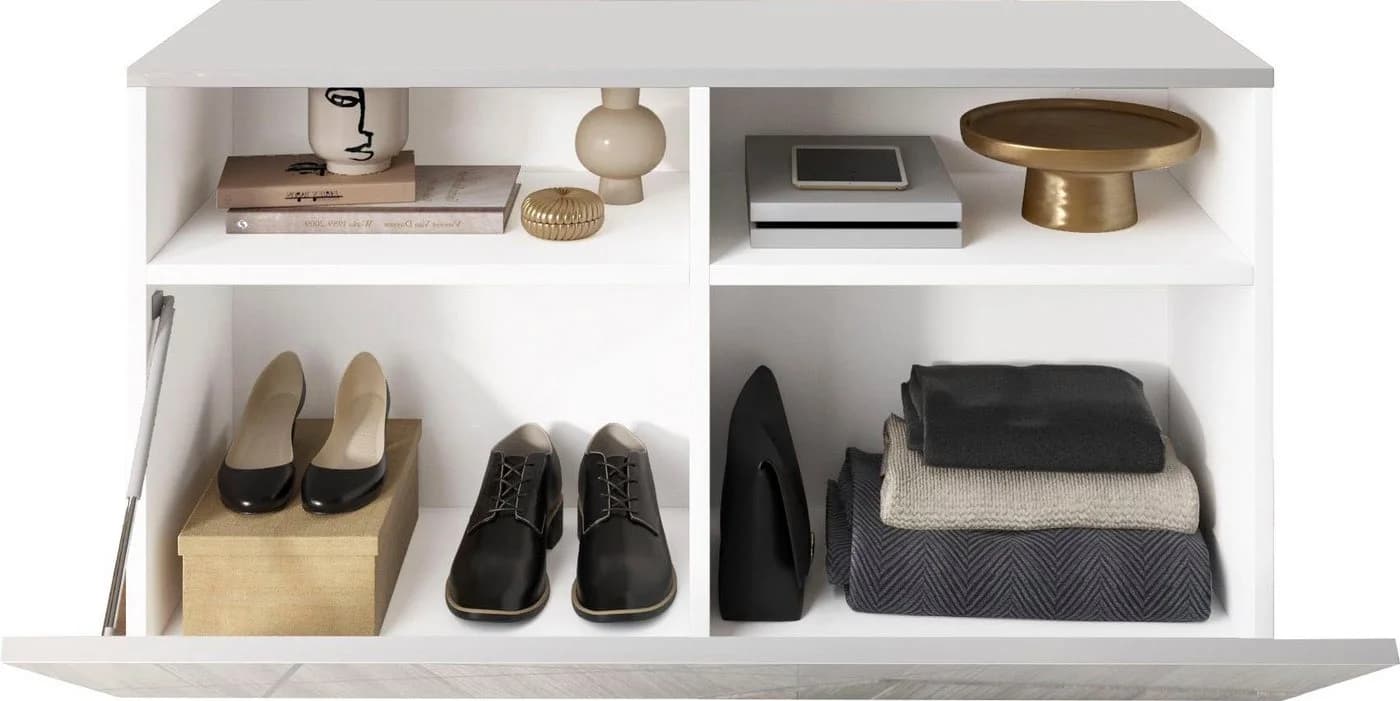 Schuhschrank INOSIGN Vittoria Weiß Hochglanz Lack - Bild 3