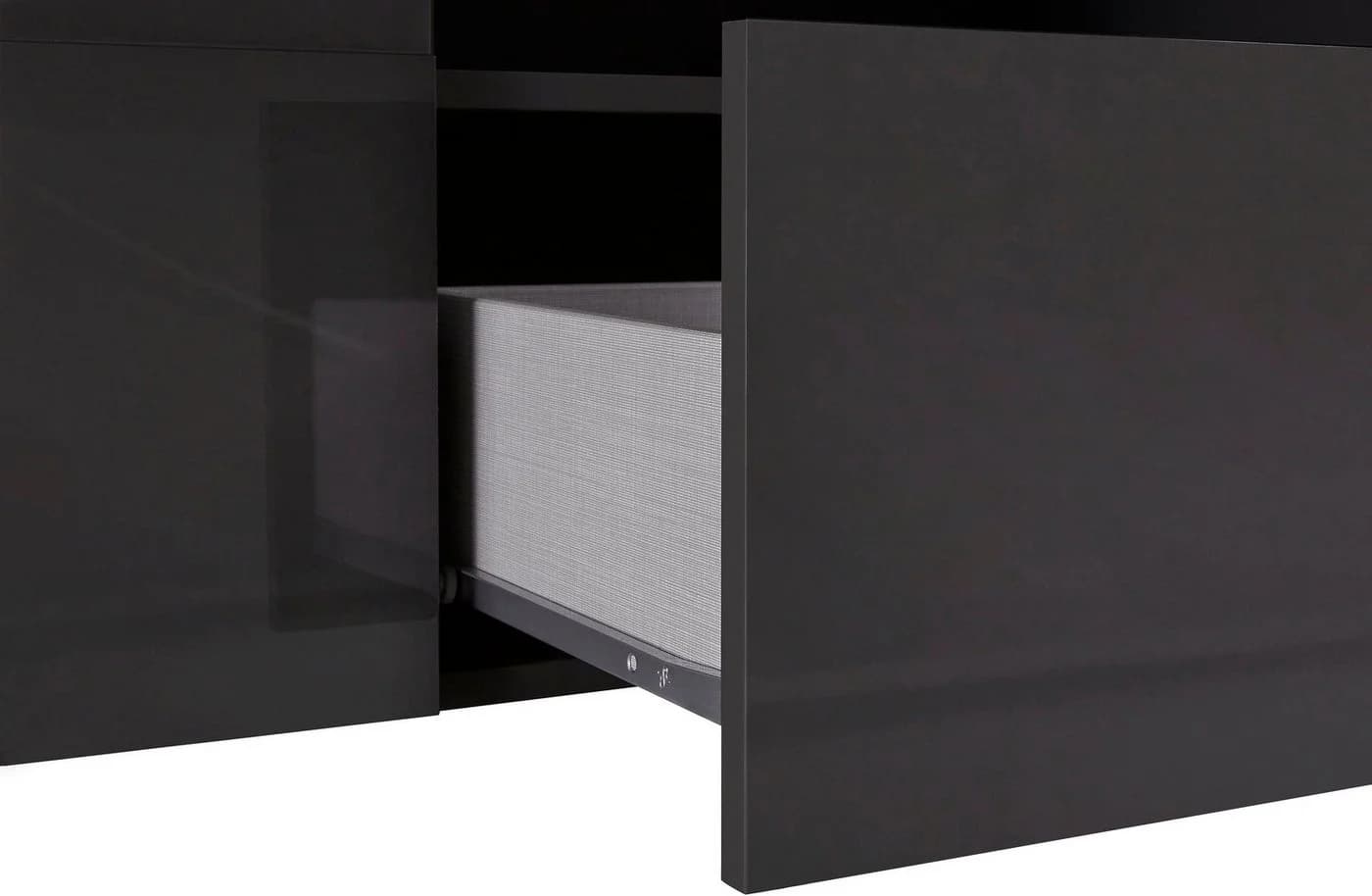 Home affaire Lowboard Dama 181 cm Grau Hochglanz TV-Schrank - Bild 5