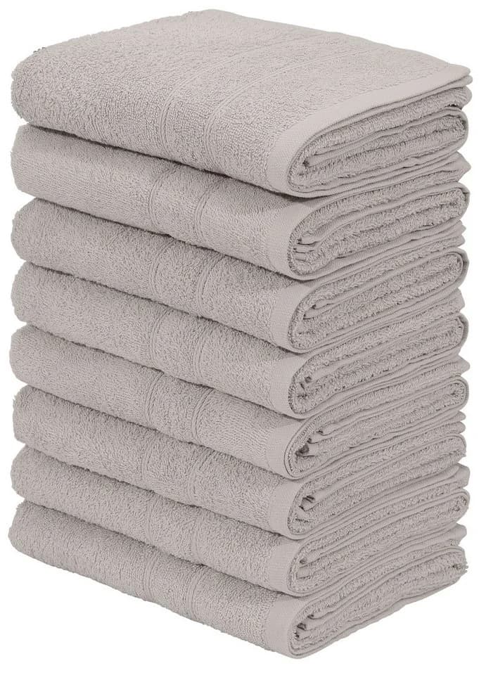 OTTO HOME Handtuch Set Inga 8-tlg. Grau 100% Baumwolle - Bild 2