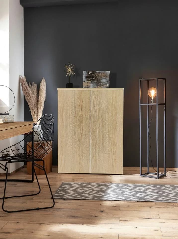 OTTO HOME Aktenschrank Jarvie Eichefarben Push-to-open