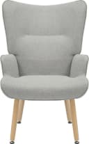 INOSIGN Relaxsessel KEADY Grau Hochlehnsessel mit Metallgestell Bild 1