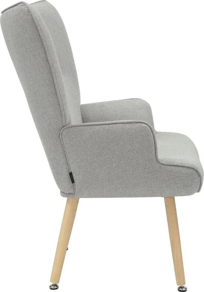 INOSIGN Relaxsessel KEADY Grau Hochlehnsessel mit Metallgestell - Bild 5